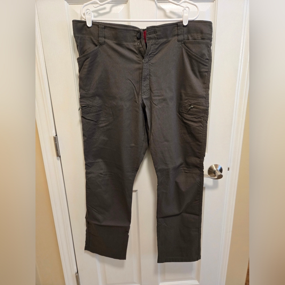 Men's Gray Lined Cargo Pants